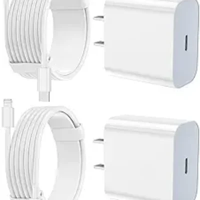 iPhone Charger Fast Charging 2 Pack Type C Wall Charger Block